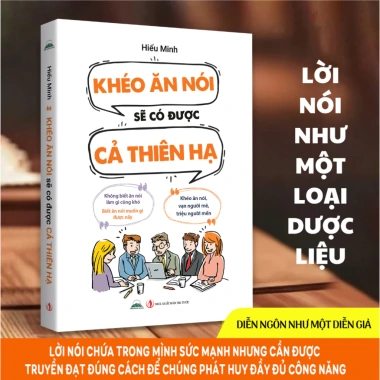 Sách bìa đỏ Khéo Ăn Nói - Sở hữu cả thiên hạ, Đắc Nhân Tâm giá 109.000đ