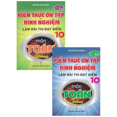 Sách combo 2 cuốn HAB: Kiến thức ôn tập và kinh nghiệm làm đề thi Toán điểm 10 2 Sách combo 2 cuốn HAB: Kiến thức ôn tập và kinh nghiệm làm đề thi Toán điểm 10 2