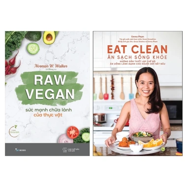Sách Combo 2Q Eat Clean Ăn Sạch Sống Khỏe - Raw Vegan Giảm Giá 276.790đ