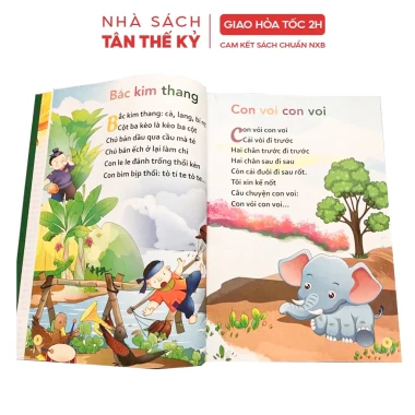 Sách Đồng Dao Thơ Truyện Cho Bé Phát Triển Ngôn Ngữ Tập Nói Giá Tốt 35000đ 7