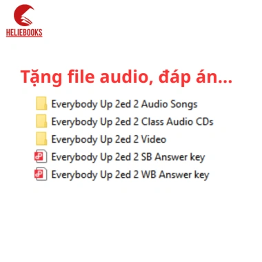 Sách - Everybody Up 2nd Edition - Level Starter 1,2,3,4,5,6 (Student Book + Workbook) - Bản in laser tặng file nghe