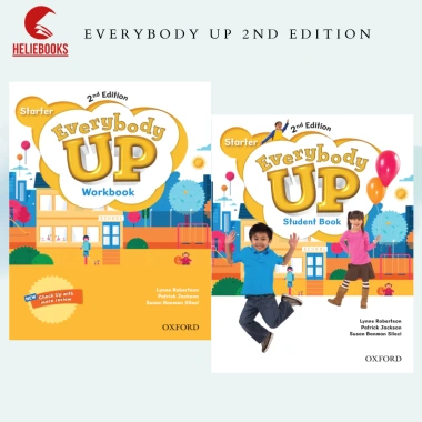 Sách - Everybody Up 2nd Edition - Level Starter 1,2,3,4,5,6 (Student Book + Workbook) - Bản in laser tặng file nghe