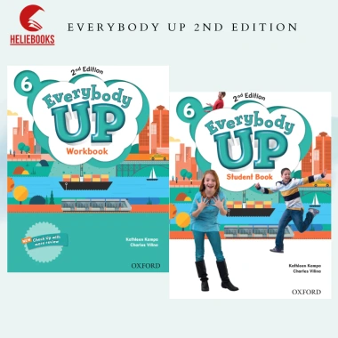 Sách - Everybody Up 2nd Edition - Level Starter 1,2,3,4,5,6 (Student Book + Workbook) - Bản in laser tặng file nghe