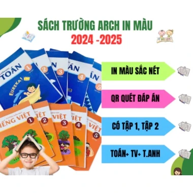 Sách Hướng Dẫn Học Toán, Tiếng Việt, Tiếng Anh Archimedes 2024-2025 Giảm Giá Cực Sâu 90.000Đ 2