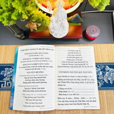 Sách Kinh Sám Cửu Huyền Thất Tổ A4 Tặng Lời Khấn Nguyện Chú Đại Bi Giá Cực Mềm 55.000₫ 7