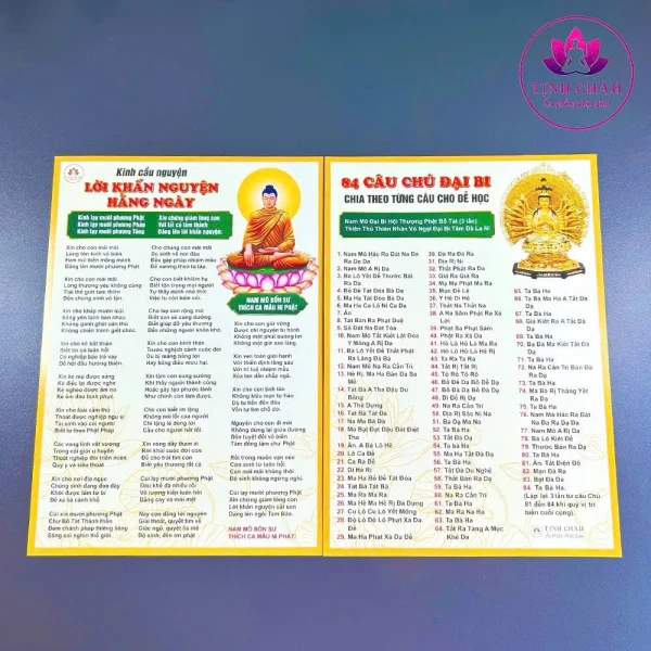 Cách sử dụng lời khấn và chú Đại Bi trong sách Kinh Sám Cửu Huyền Thất Tổ A4