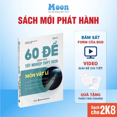 Sách Ôn Thi THPT Quốc Gia Môn Vật Lý - Moonbook THCS Giảm 20% - Luyện Thi Đánh Giá Năng Lực Giá Rẻ 6 Sách Ôn Thi THPT Quốc Gia Môn Vật Lý - Moonbook THCS Giảm 20% - Luyện Thi Đánh Giá Năng Lực Giá Rẻ 6