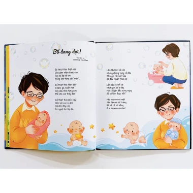 Sách Thơ Thai Giáo Cho Mẹ Bầu - Cuốn Dành Tặng Riêng Con Bìa Cứng Giá Chỉ 79k 4