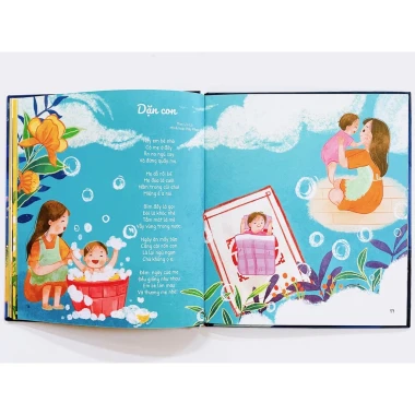 Sách Thơ Thai Giáo Cho Mẹ Bầu - Cuốn Dành Tặng Riêng Con Bìa Cứng Giá Chỉ 79k 5