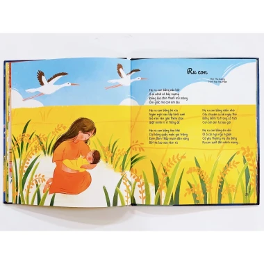 Sách Thơ Thai Giáo Cho Mẹ Bầu - Cuốn Dành Tặng Riêng Con Bìa Cứng Giá Chỉ 79k 6
