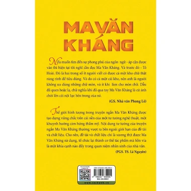 Sách Truyện Ngắn Ma Văn Kháng Chọn Lọc - Giải Thưởng Hồ Chí Minh 2012 - Giảm 50k 4 Sách Truyện Ngắn Ma Văn Kháng Chọn Lọc - Giải Thưởng Hồ Chí Minh 2012 - Giảm 50k 4