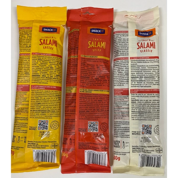 Hình ảnh sản phẩm Salami Snack Xúc Xích Sấy Khô Dạng Que Ăn Liền 80gr Đức - Giá Chỉ 119.900 VND