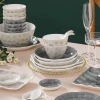 SALE SỐC Bộ bát đĩa tô nồi gốm sứ 2 màu vintage Bắc Âu - Giá 35.000 4