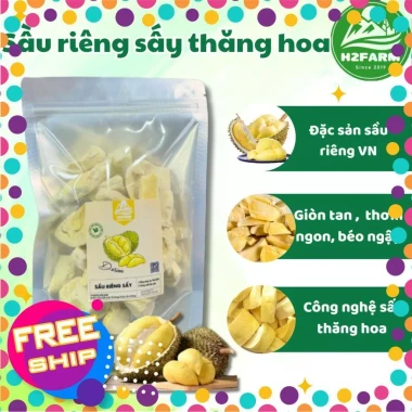 Sầu Riêng Sấy Thăng Hoa Đà Lạt - Giảm Giá Còn 99k - Ăn Vặt Thơm Ngon Tiện Lợi H2farm 2 Sầu Riêng Sấy Thăng Hoa Đà Lạt - Giảm Giá Còn 99k - Ăn Vặt Thơm Ngon Tiện Lợi H2farm 2