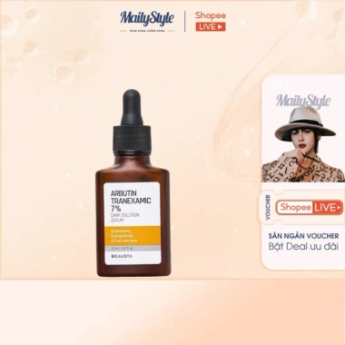 Serum Beausta Arbutin Tranexamic 7% giảm thâm 30ml - Giá chỉ 500.000₫ Serum Beausta Arbutin Tranexamic 7% giảm thâm 30ml - Giá chỉ 500.000₫