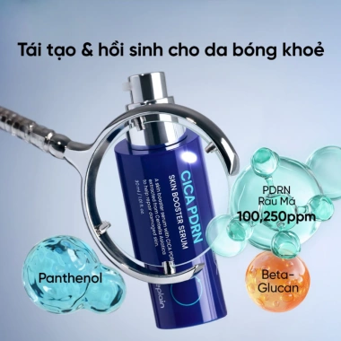 Serum Beplain Rau Má PDRN 30ml – Phục hồi, cấp ẩm, căng bóng da, Cica Booster chính hãng 4 Serum Beplain Rau Má PDRN 30ml – Phục hồi, cấp ẩm, căng bóng da, Cica Booster chính hãng 4