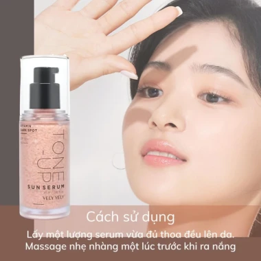 Serum Chống Nắng Vely Vely Tone-Up Loại Bỏ đốm Nâu SPF50+ 30ml Giá Tốt 333k 6 Serum Chống Nắng Vely Vely Tone-Up Loại Bỏ đốm Nâu SPF50+ 30ml Giá Tốt 333k 6