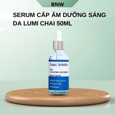 Serum Lumi Arbutin 50ml - Cấp ẩm, Làm dịu, Da mềm mịn, Sáng khỏe - Giá 250k