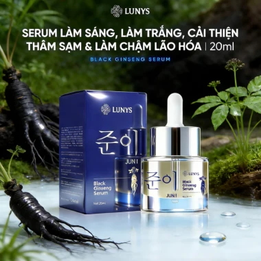 Serum Nhân Sâm Đen Cao Cấp Giảm Thâm, Trắng Da, Chống Lão Hóa – Giá 187.500 Serum Nhân Sâm Đen Cao Cấp Giảm Thâm, Trắng Da, Chống Lão Hóa – Giá 187.500