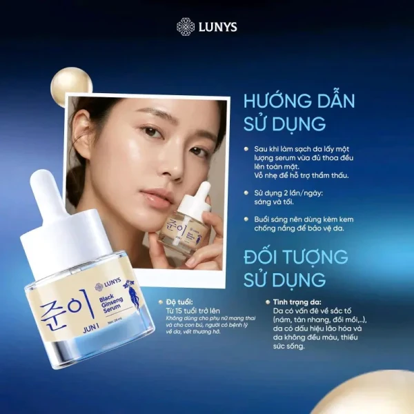 Hình ảnh sản phẩm Serum Nhân Sâm Đen Cao Cấp Giảm Thâm, Trắng Da, Chống Lão Hóa – Giá 187.500