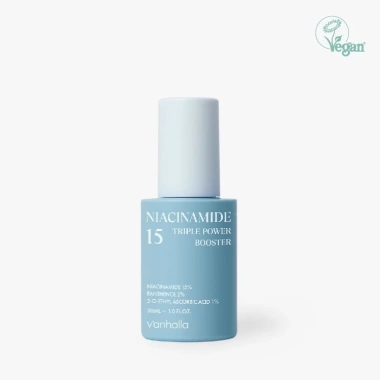 Serum Tinh chất dưỡng sáng V'anhalla Niacinamide 15 triple booster mịn da, chăm sóc lỗ chân lông