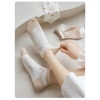 Set 10 Đôi Tất Vớ Nữ Họa Tiết Gâu Cổ Bèo Cotton Co Giãn Thoáng Khí Giá chỉ 35k 6