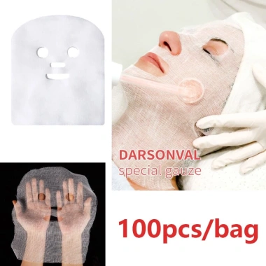 Set 100 miếng gạc đắp mặt nạ 100% cotton cho SPA, thẩm mỹ viện - Chỉ 42.000đ 4