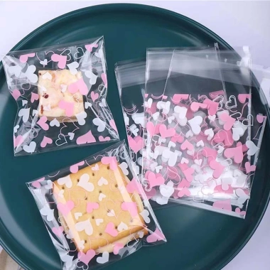 Set 100 Túi đựng bánh cookie, bánh quy, trà hoa - Đan miệng đa kích thước, giảm còn 18.640