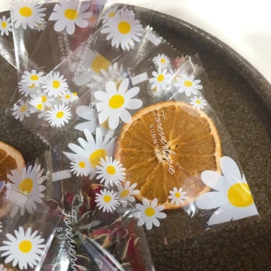 Set 100 Túi đựng bánh cookie/ bánh quy/ trà hoa( túi trắng mờ hoa cúc) nhiều kích thước- 11 Set 100 Túi đựng bánh cookie/ bánh quy/ trà hoa( túi trắng mờ hoa cúc) nhiều kích thước- 11