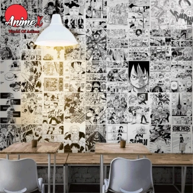 Set 20/50/100 Tờ Mangawall Dán Tường Anime One Piece Keo Sẵn, Trang Trí Phòng AnimeX Giảm còn 15.000
