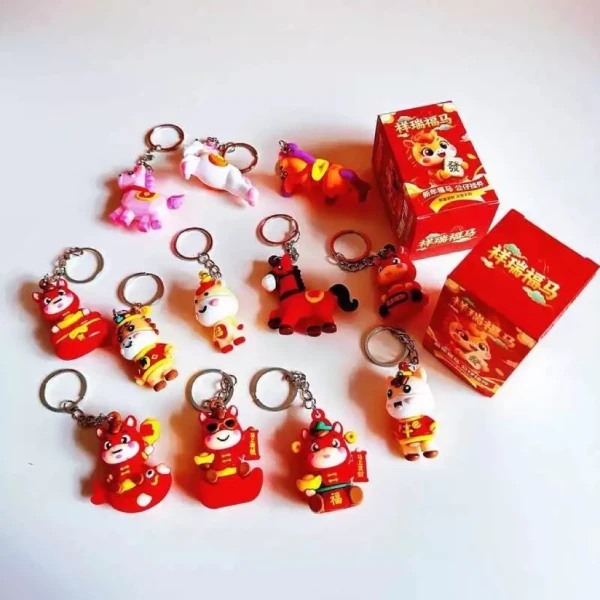 Hình ảnh sản phẩm Set 24 Hộp Blindbox Đồ Chơi Móc Khóa Ngựa - Mở Hộp Bất Ngờ, Quà Tặng Bé Giá 135.000