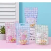 Set 50 túi zip miệng đựng bánh kẹo, trà hoa, họa tiết đa dạng 15.5x22.5x6 cm, giá 63.500 5