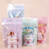 Set 50 túi zip miệng đựng bánh kẹo, trà hoa, họa tiết đa dạng 15.5x22.5x6 cm, giá 63.500 6