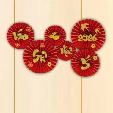 Set 6 Quạt Giấy Cờ Đỏ Sao Vàng Trang Trí Dịp Quốc Khánh. Phụ Kiện TRUNG THU 2025 Decor Cửa Kính, Quán Cafe, Phòng Khách 4 Set 6 Quạt Giấy Cờ Đỏ Sao Vàng Trang Trí Dịp Quốc Khánh. Phụ Kiện TRUNG THU 2025 Decor Cửa Kính, Quán Cafe, Phòng Khách 4