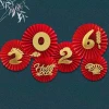 Set 6 Quạt Giấy Cờ Đỏ Sao Vàng Trang Trí Dịp Quốc Khánh. Phụ Kiện TRUNG THU 2025 Decor Cửa Kính, Quán Cafe, Phòng Khách 5