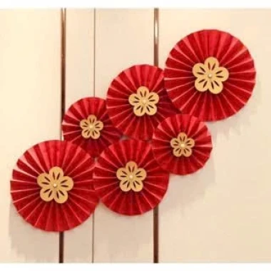 Set 6 Quạt Giấy Cờ Đỏ Sao Vàng Trang Trí Dịp Quốc Khánh. Phụ Kiện TRUNG THU 2025 Decor Cửa Kính, Quán Cafe, Phòng Khách 11 Set 6 Quạt Giấy Cờ Đỏ Sao Vàng Trang Trí Dịp Quốc Khánh. Phụ Kiện TRUNG THU 2025 Decor Cửa Kính, Quán Cafe, Phòng Khách 11