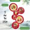 Set 6 Quạt Giấy Cờ Đỏ Sao Vàng Trang Trí Dịp Quốc Khánh. Phụ Kiện TRUNG THU 2025 Decor Cửa Kính, Quán Cafe, Phòng Khách 20