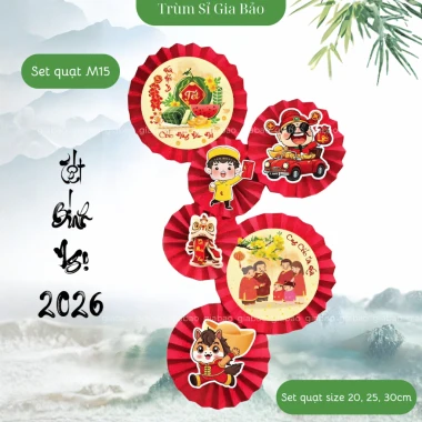 Set 6 Quạt Giấy Cờ Đỏ Sao Vàng Trang Trí Dịp Quốc Khánh. Phụ Kiện TRUNG THU 2025 Decor Cửa Kính, Quán Cafe, Phòng Khách 20 Set 6 Quạt Giấy Cờ Đỏ Sao Vàng Trang Trí Dịp Quốc Khánh. Phụ Kiện TRUNG THU 2025 Decor Cửa Kính, Quán Cafe, Phòng Khách 20
