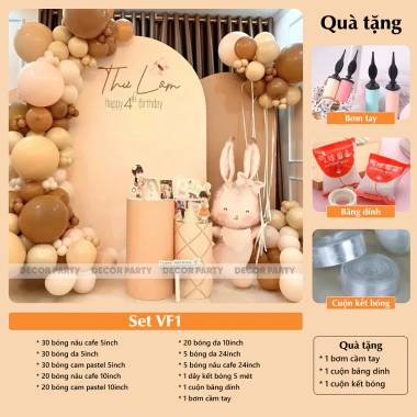 Set Cổng Bóng Trang Trí Sinh Nhật, Đám Cưới, Tiệc Tùng - Giảm Giá 119000đ 8