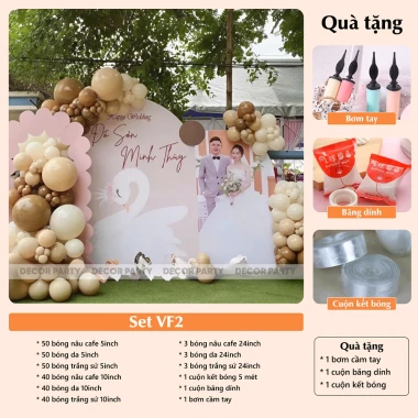 Set Cổng Bóng Trang Trí Sinh Nhật, Đám Cưới, Tiệc Tùng - Giảm Giá 119000đ 9