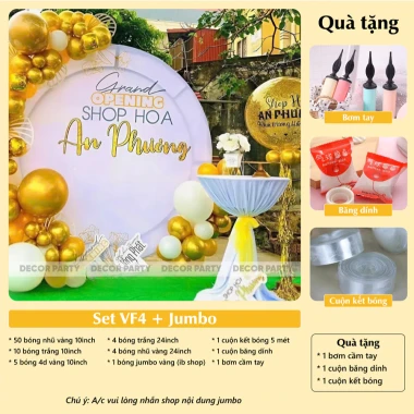 Set Cổng Bóng Trang Trí Sinh Nhật, Đám Cưới, Tiệc Tùng - Giảm Giá 119000đ 11