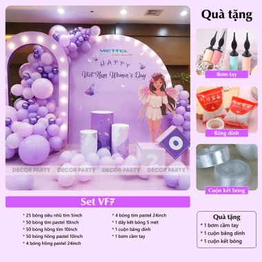 Set Cổng Bóng Trang Trí Sinh Nhật, Đám Cưới, Tiệc Tùng - Giảm Giá 119000đ 14