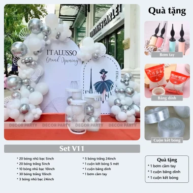 Set Cổng Bóng Trang Trí Sinh Nhật, Đám Cưới, Tiệc Tùng - Giảm Giá 119000đ 18