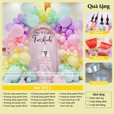 Set Cổng Bóng Trang Trí Sinh Nhật, Đám Cưới, Tiệc Tùng - Giảm Giá 119000đ 19