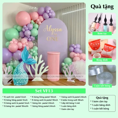 Set Cổng Bóng Trang Trí Sinh Nhật, Đám Cưới, Tiệc Tùng - Giảm Giá 119000đ 20