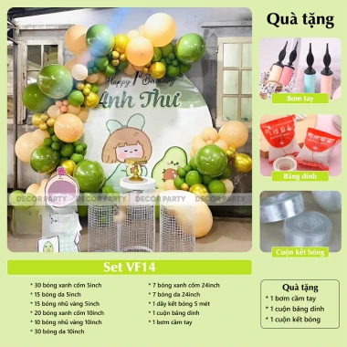 Set Cổng Bóng Trang Trí Sinh Nhật, Đám Cưới, Tiệc Tùng - Giảm Giá 119000đ 21