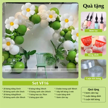Set Cổng Bóng Trang Trí Sinh Nhật, Đám Cưới, Tiệc Tùng - Giảm Giá 119000đ 23