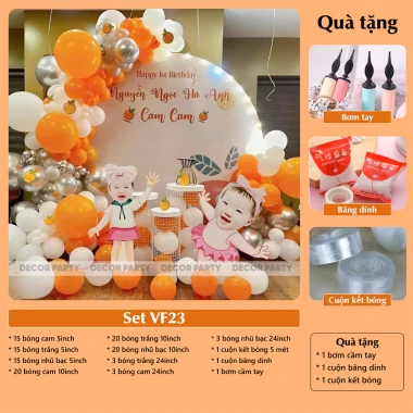 Set Cổng Bóng Trang Trí Sinh Nhật, Đám Cưới, Tiệc Tùng - Giảm Giá 119000đ 30