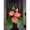 Set nguyên liệu hoa sen kẽm nhung handmade DIY trang trí nhà cửa giá rẻ chỉ 150k 6