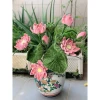 Set nguyên liệu hoa sen kẽm nhung handmade DIY trang trí nhà cửa giá rẻ chỉ 150k 8
